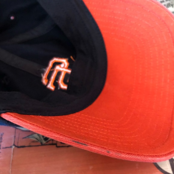 San Francisco Giants Baseball Cap Hat Black Orange - Picture 9 of 11